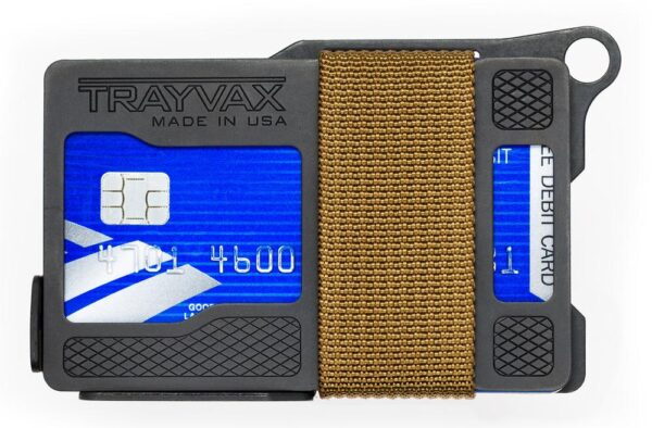 Trayvax Armored Summit Slim RFID Wallet Brown