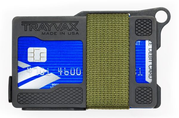Trayvax Armored Summit Slim RFID Wallet Green