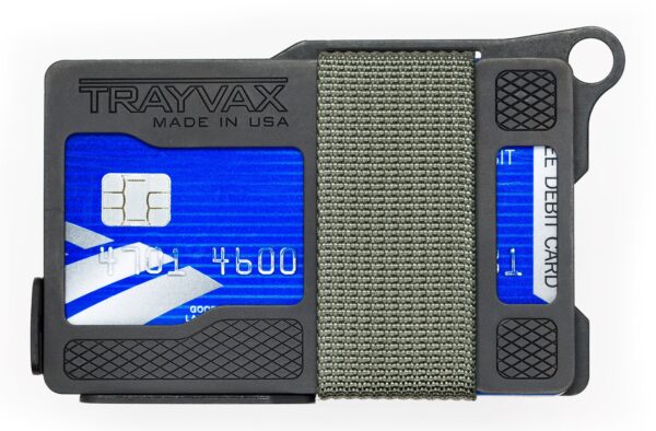 Trayvax Armored Summit Slim RFID Wallet Grey