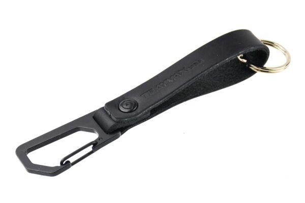Trayvax Keyton Clip Carabiner Keychain Black and Black