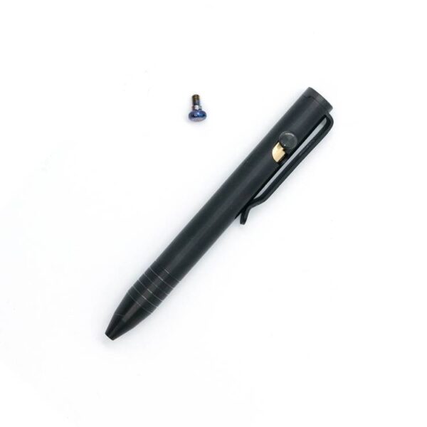 Mini Bolt Action Pen Black
