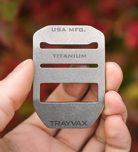 Trayvax Cinch Titanium Belt Buckle